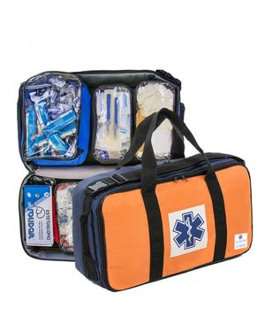 Bolsa para Resgate Laranja e Azul P Completa