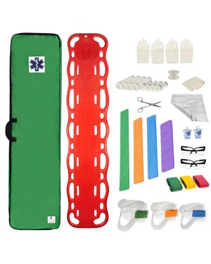 Kit Cipa com Prancha em Polietileno Vermelha Capa Verde