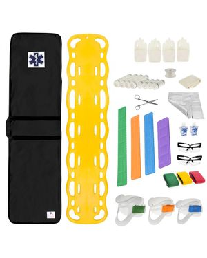 Kit Cipa com Prancha em Polietileno Amarela Capa Preta