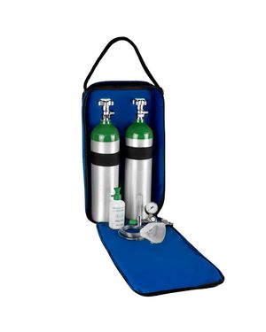 Kit Oxigênio 3L 2 Cilindros Bolsa Royal