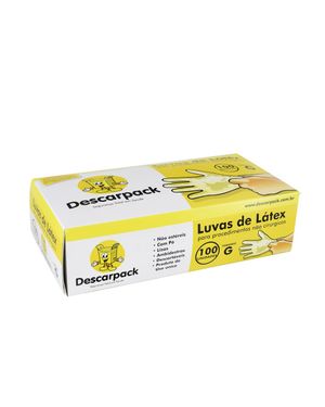 Luva de Procedimento G Descarpack Caixa com 100 Unidades