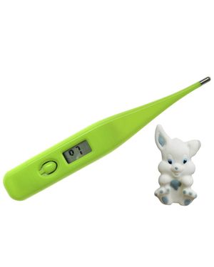 Termômetro Kids com Bichinho e Display de Cristal Líquido - Verde