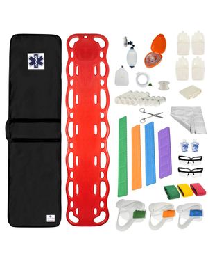 Kit Cipa Industrial Prancha Vermelha Capa Preta