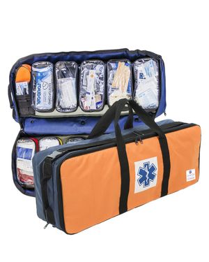 Bolsa para Resgate Laranja e Azul G Completa